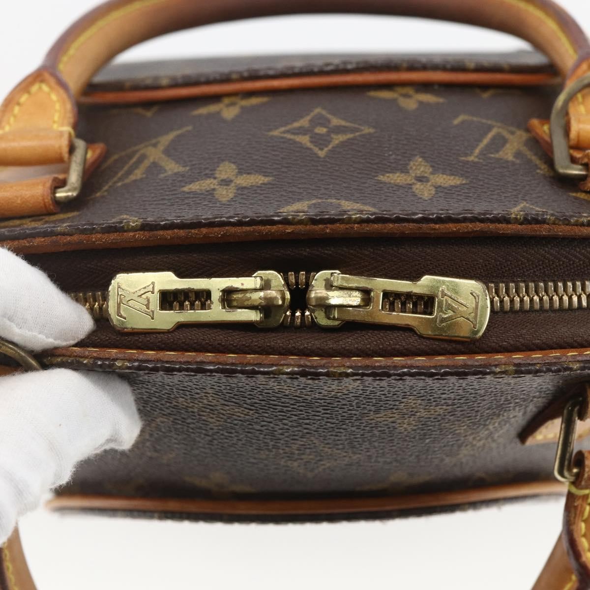 Louis Vuitton Ellipse Monogram Canvas, Brown, Canvas, Handbag
