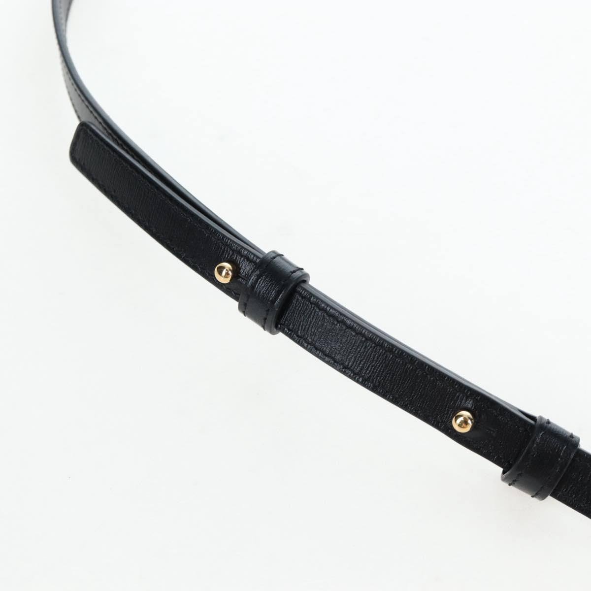 Celine Triomphe Smooth Calfskin, Black, Leather, Shoulder Bag