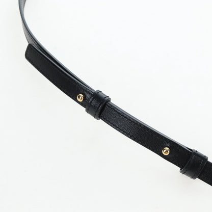 Celine Triomphe Smooth Calfskin, Black, Leather, Shoulder Bag
