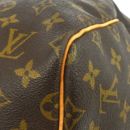 Louis Vuitton Keepall Monogram, Brown, Canvas, Travel Bag