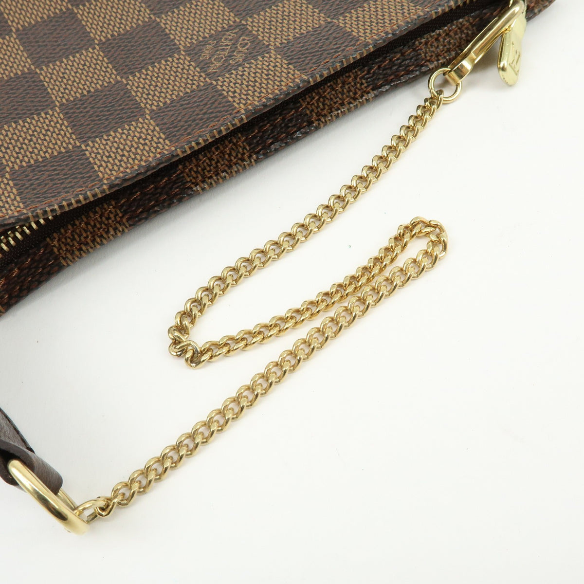 Louis Vuitton Marais Bucket Zip Damier, Brown, Canvas, Clutch