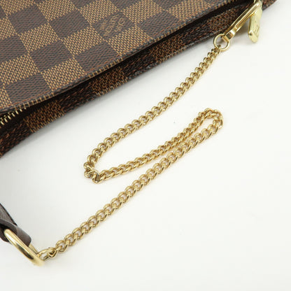 Louis Vuitton Marais Bucket Zip Damier, Brown, Canvas, Clutch
