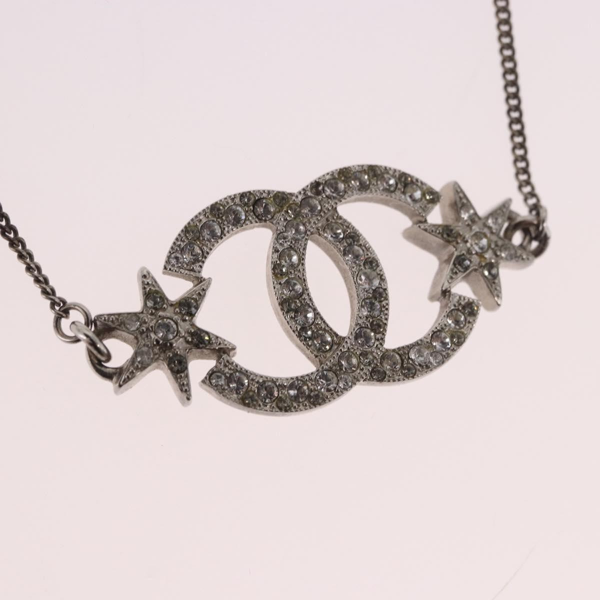 Chanel CC Charm Metal, Silver, Metal, Bracelet