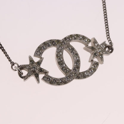 Chanel CC Charm Metal, Silver, Metal, Bracelet