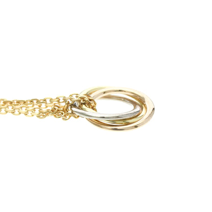 Cartier Trinity Choker 18K Tricolor Gold, Gold, Gold, Necklace