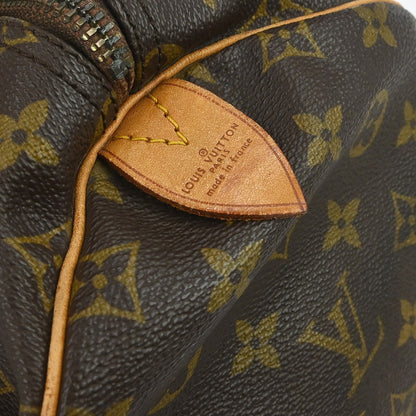 Louis Vuitton Keepall Monogram, Brown, Canvas, Travel Bag