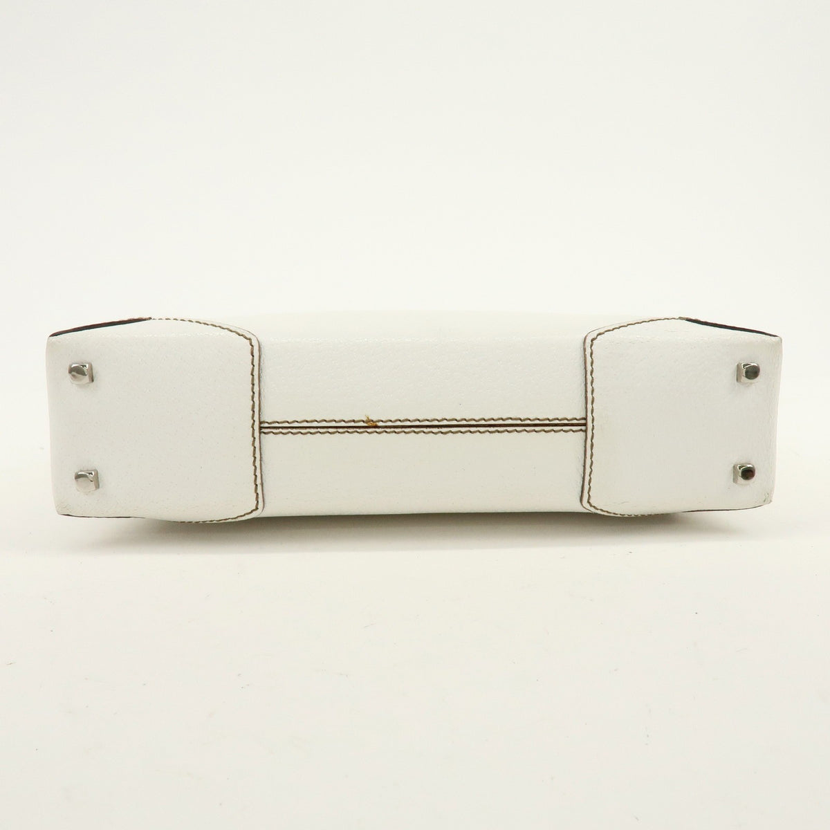 Salvatore Ferragamo Shoulder Bag Leather, White, Leather, Shoulder Bag