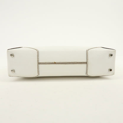 Salvatore Ferragamo Shoulder Bag Leather, White, Leather, Shoulder Bag