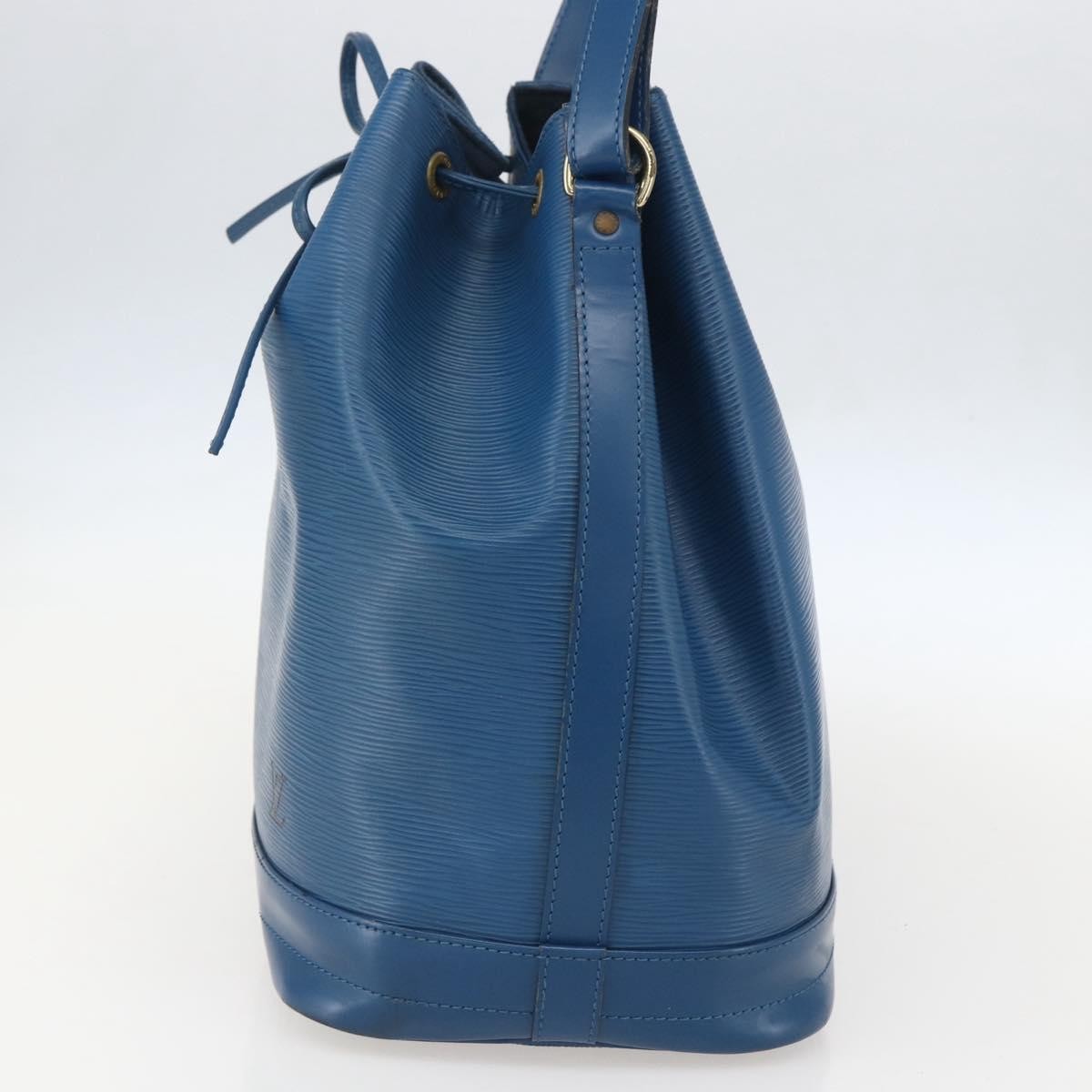 Louis Vuitton Noe Epi Leather, Blue, Leather, Shoulder Bag