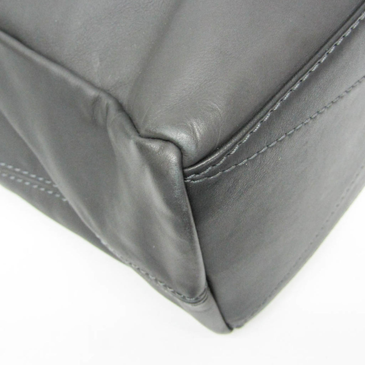 Louis Vuitton V Line Move Gaston Leather, Gray, Leather, Handbag