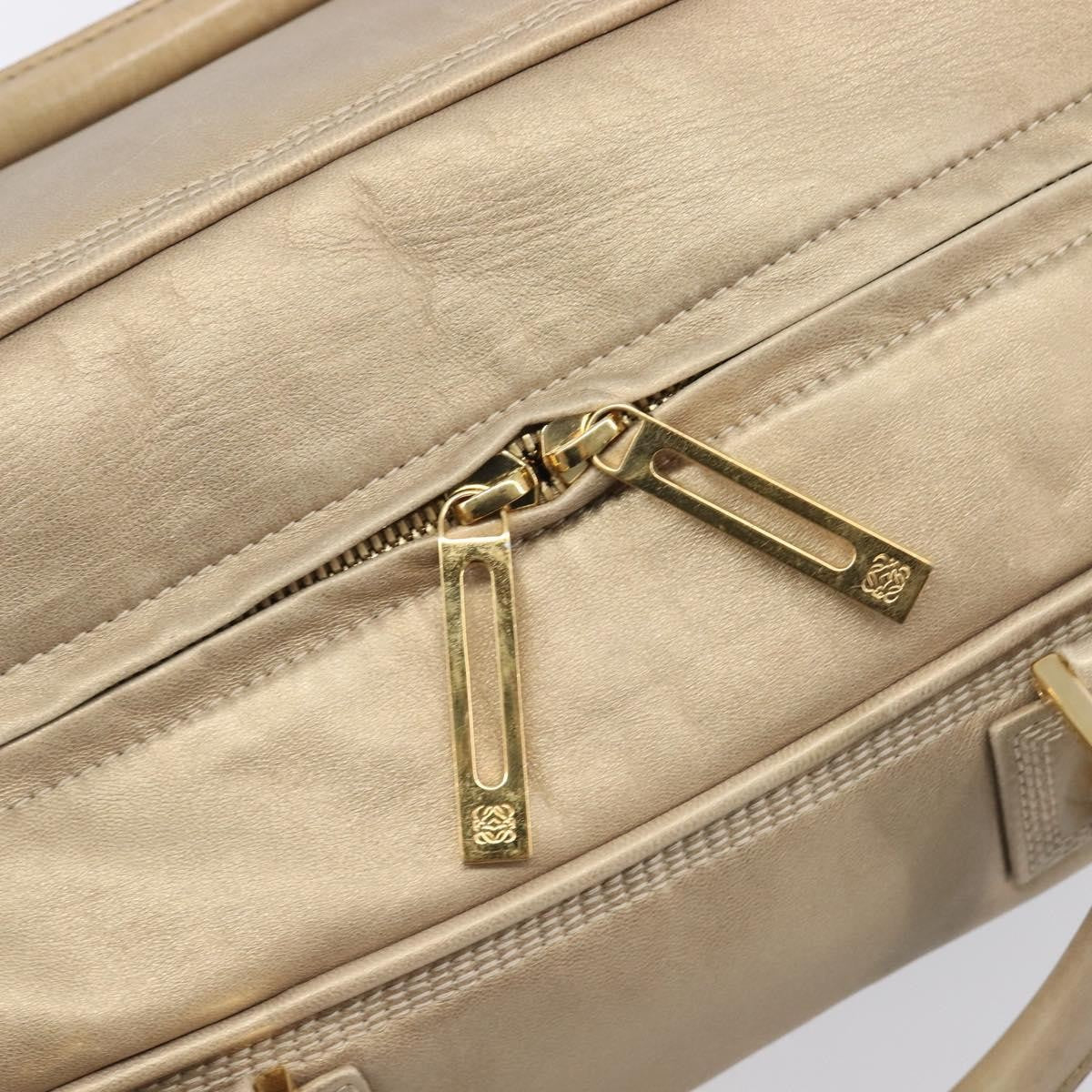 Loewe Amazona Leather, Gold, Leather, Handbag