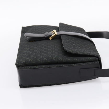 Loewe Vintage Canvas, Green, Canvas, Shoulder Bag