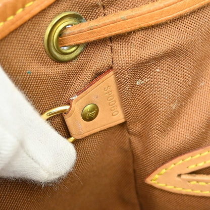 Louis Vuitton Vintage Montsouris Monogram Canvas, Brown, Canvas, Backpack