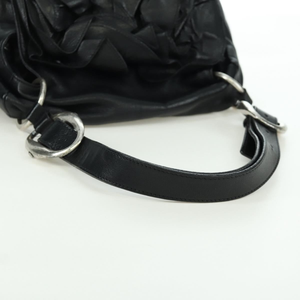 Saint Laurent Vintage Shoulder bag Leather, Black, Leather, Shoulder Bag