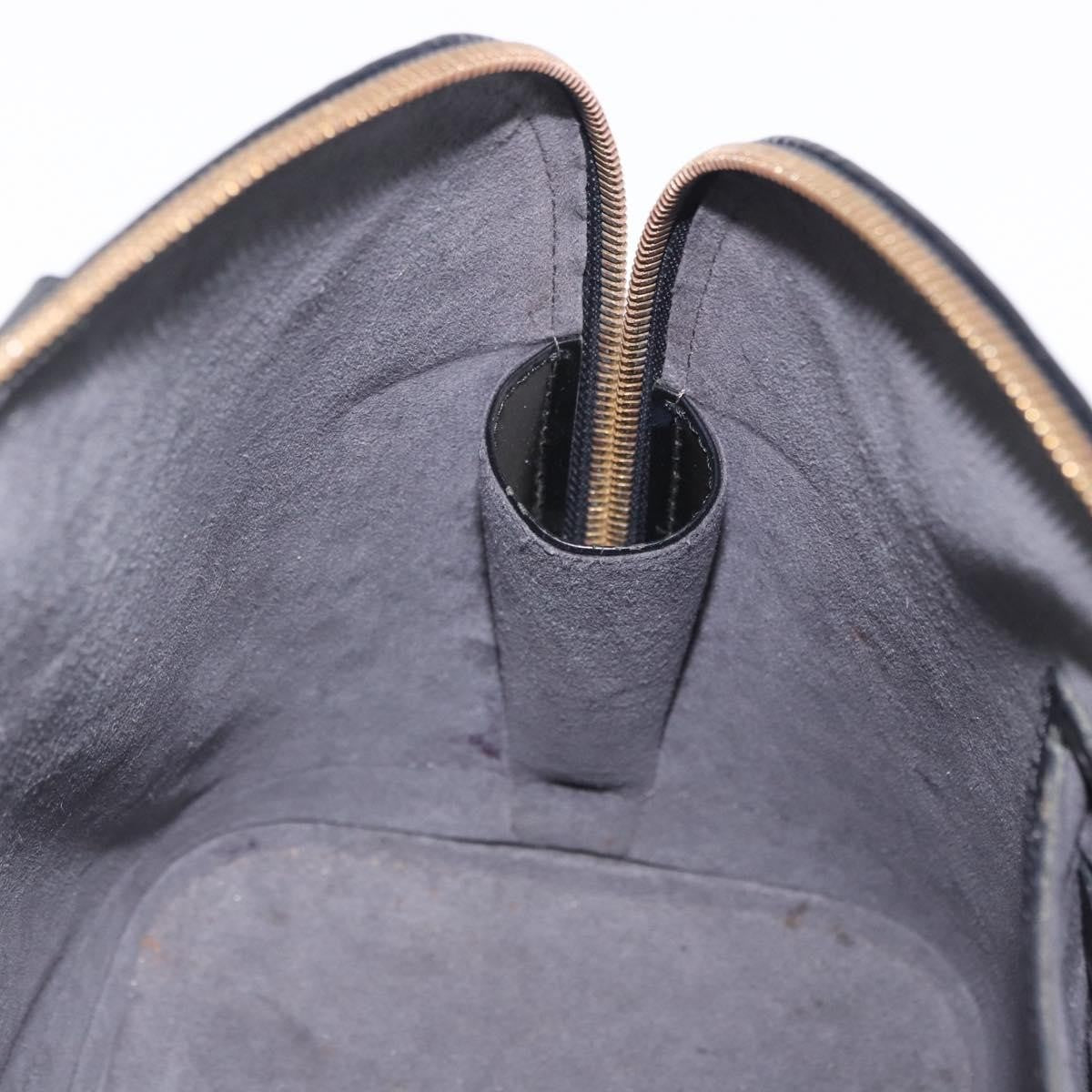Louis Vuitton Alma Epi, Black, Leather, Handbag