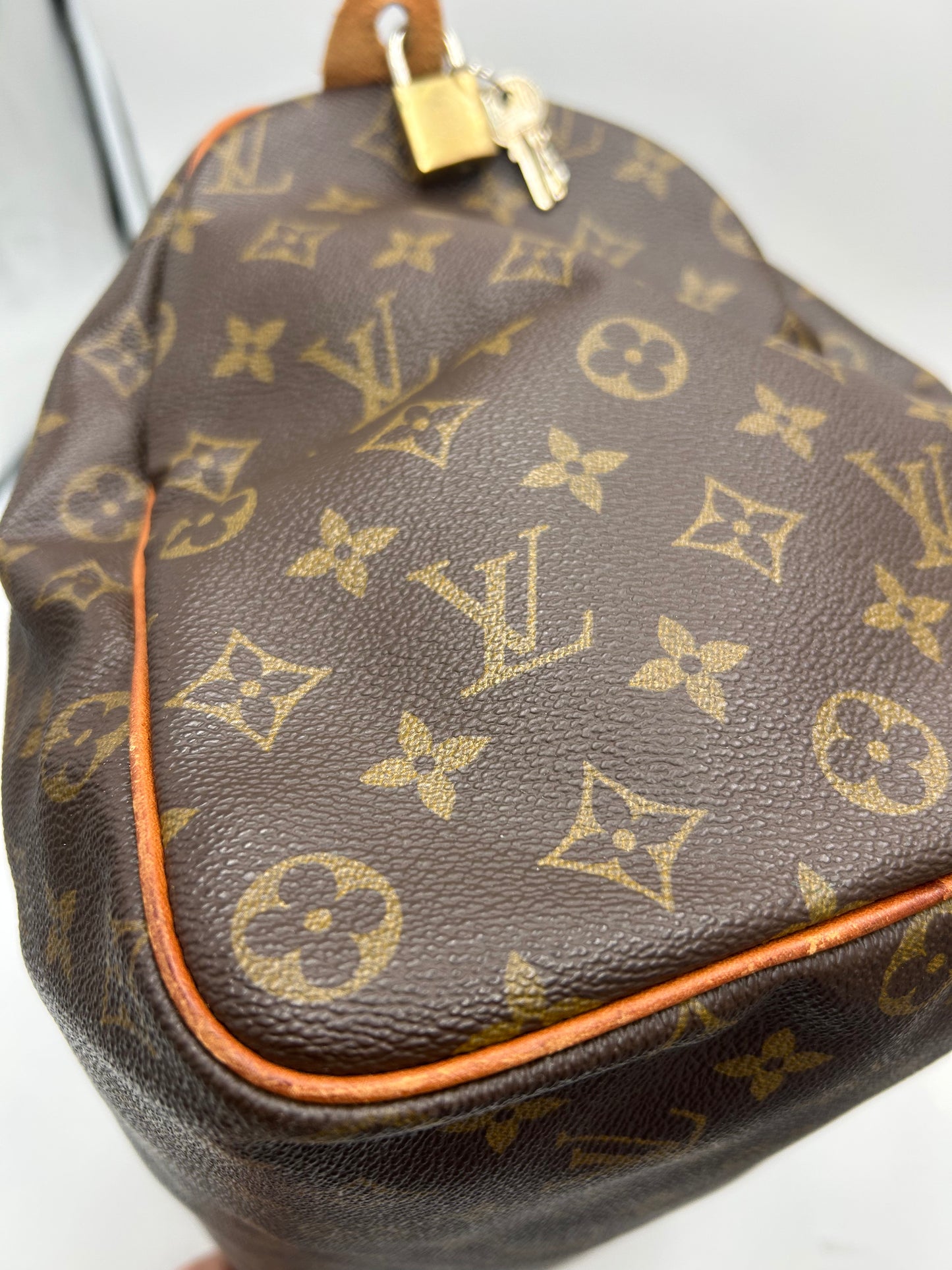 Louis Vuitton Speedy Monogram Canvas, Brown, Canvas, Handbag