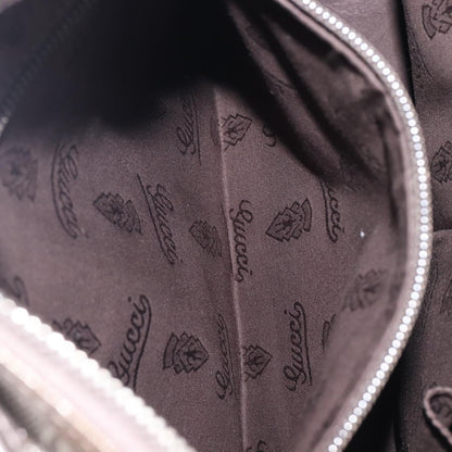 Gucci Tote GG Imprime, Silver, Canvas, Tote Bag