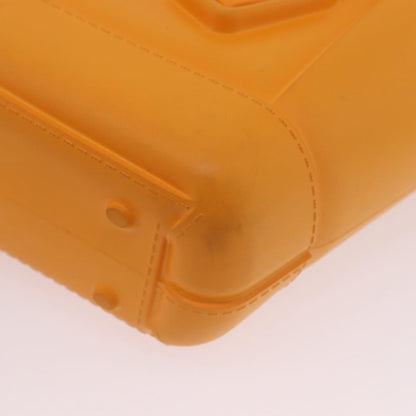 Bottega Veneta Arco Rubber, Orange, Rubber, Tote Bag