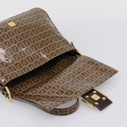 Fendi Baguette Patent Leather, Beige, Patent Leather, Handbag
