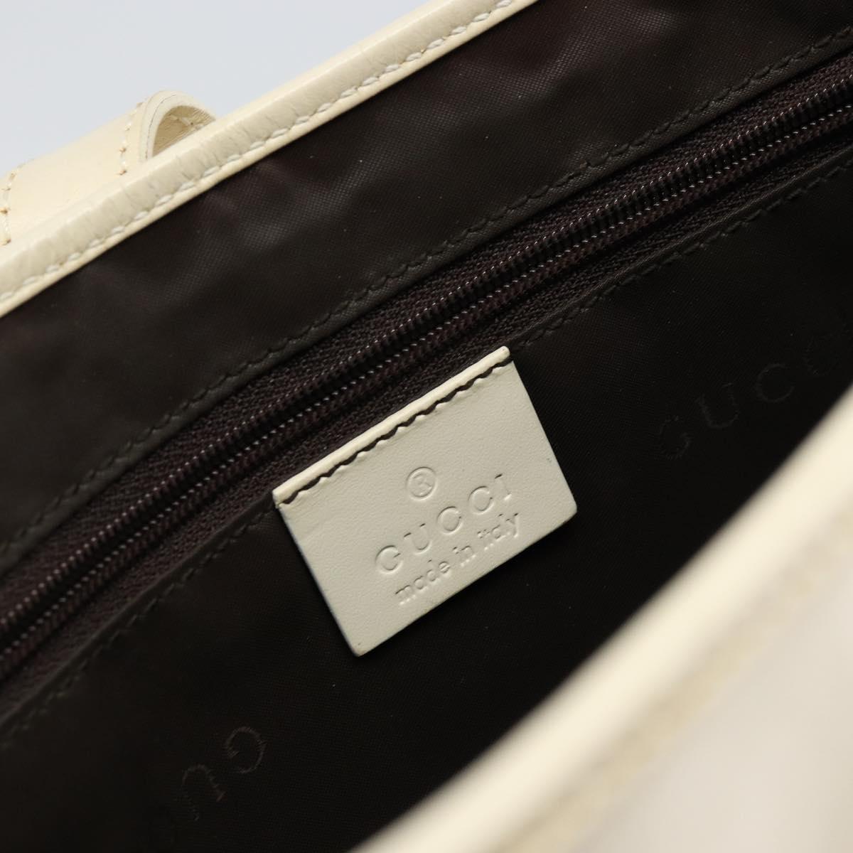 Gucci Jackie Original Shoulder Bag Leather, WHITE, LEATHER, Shoulder bag