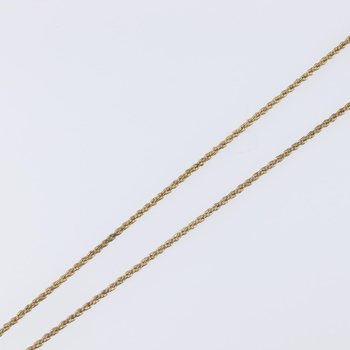 Christian Dior CD Pendant Metal, Gold, Metal, Necklace