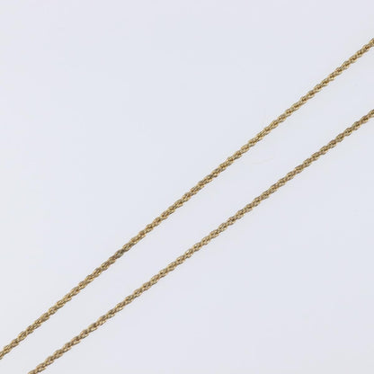 Christian Dior CD Pendant Metal, Gold, Metal, Necklace