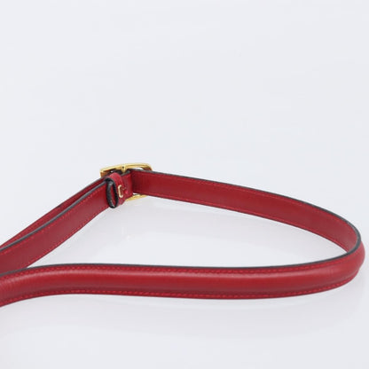 Bally Vintage Leather, Red, Leather, Shoulder Bag