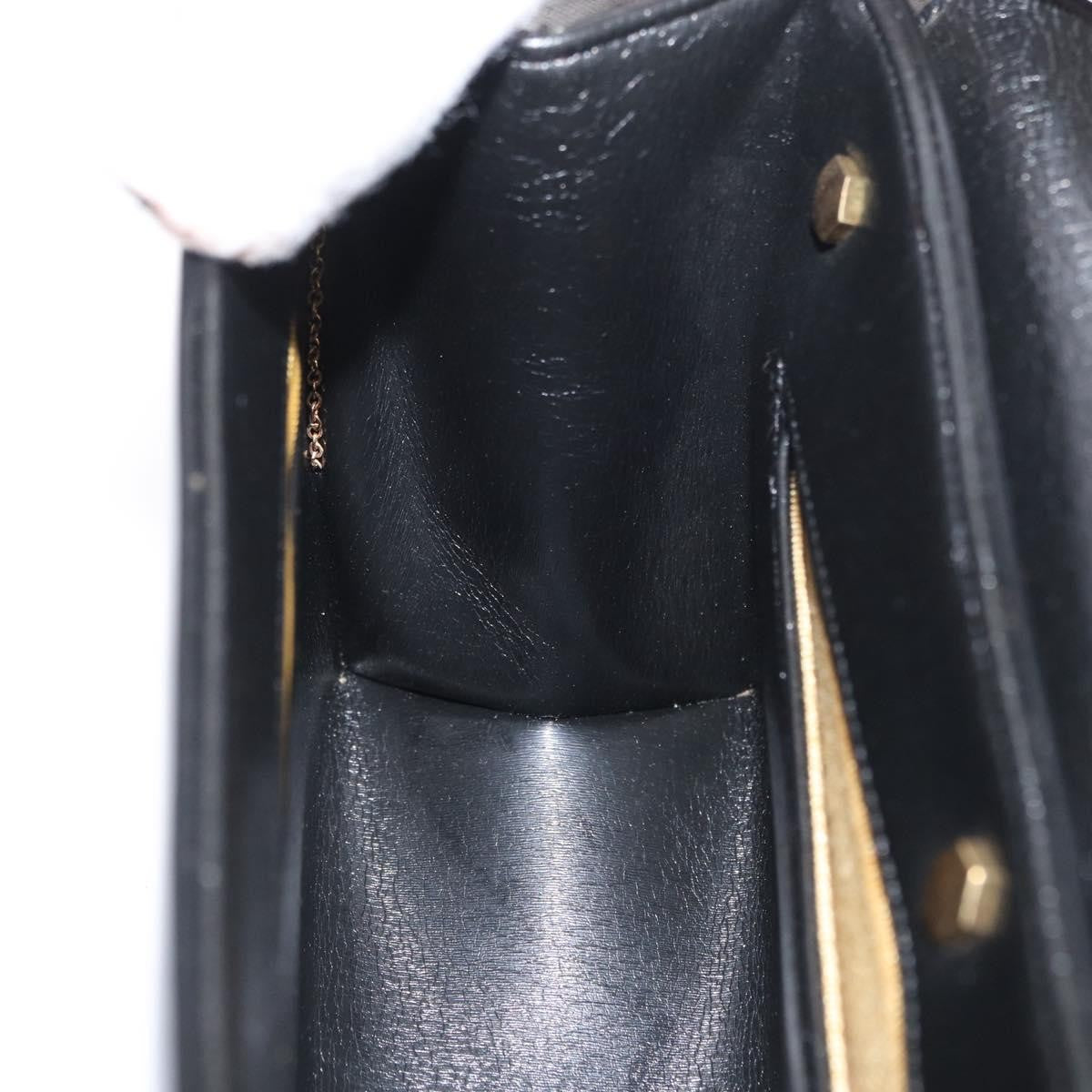 Christian Dior CD Shoulder bag Leather, Black, Calfskin, Shoulder Bag
