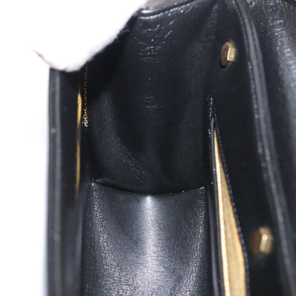 Christian Dior CD Shoulder bag Leather, Black, Calfskin, Shoulder Bag