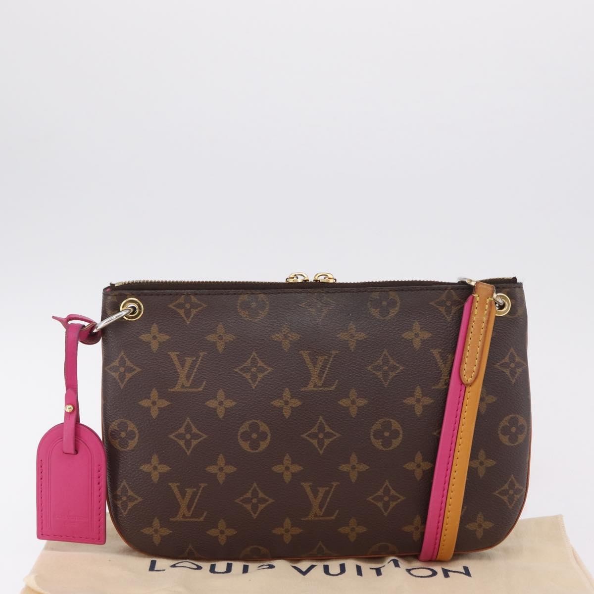 Louis Vuitton Lorette Monogram Canvas, Brown, Canvas, Handbag