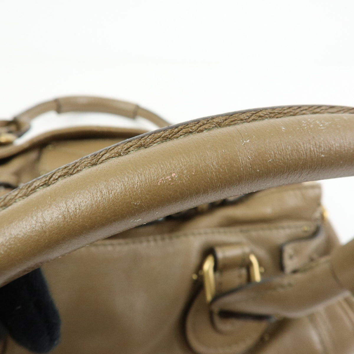 Chloe Paddington Leather, Brown, Leather, Tote Bag