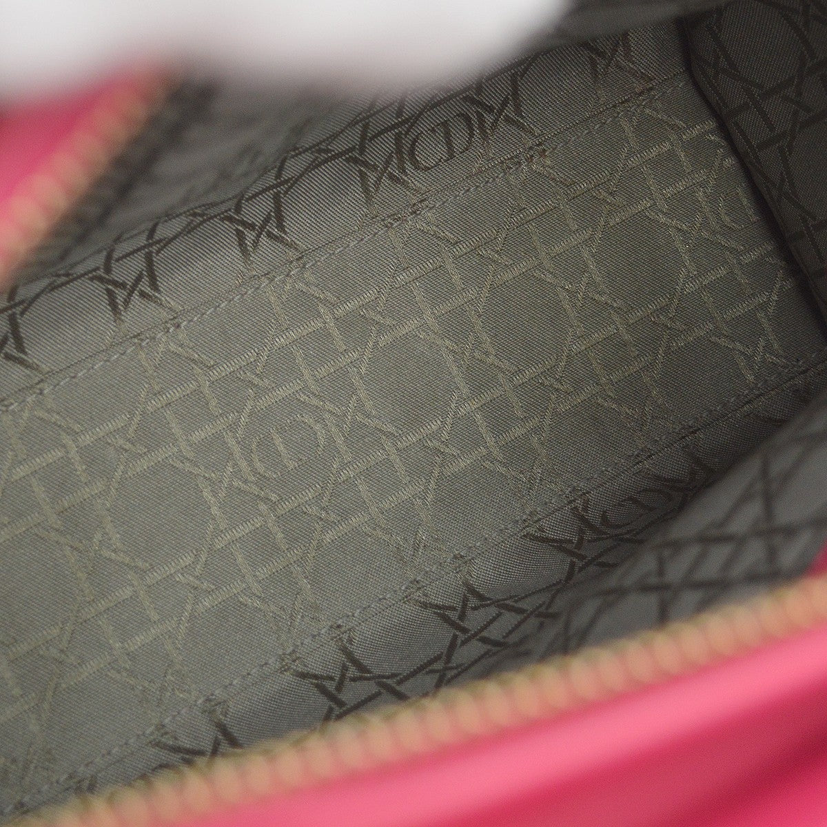 Christian Dior Lady Dior Cannage, Pink, Leather, Handbag