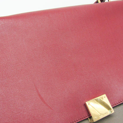 Celine Tricolor Trapeze Leather, Multicolour, Leather, Handbag