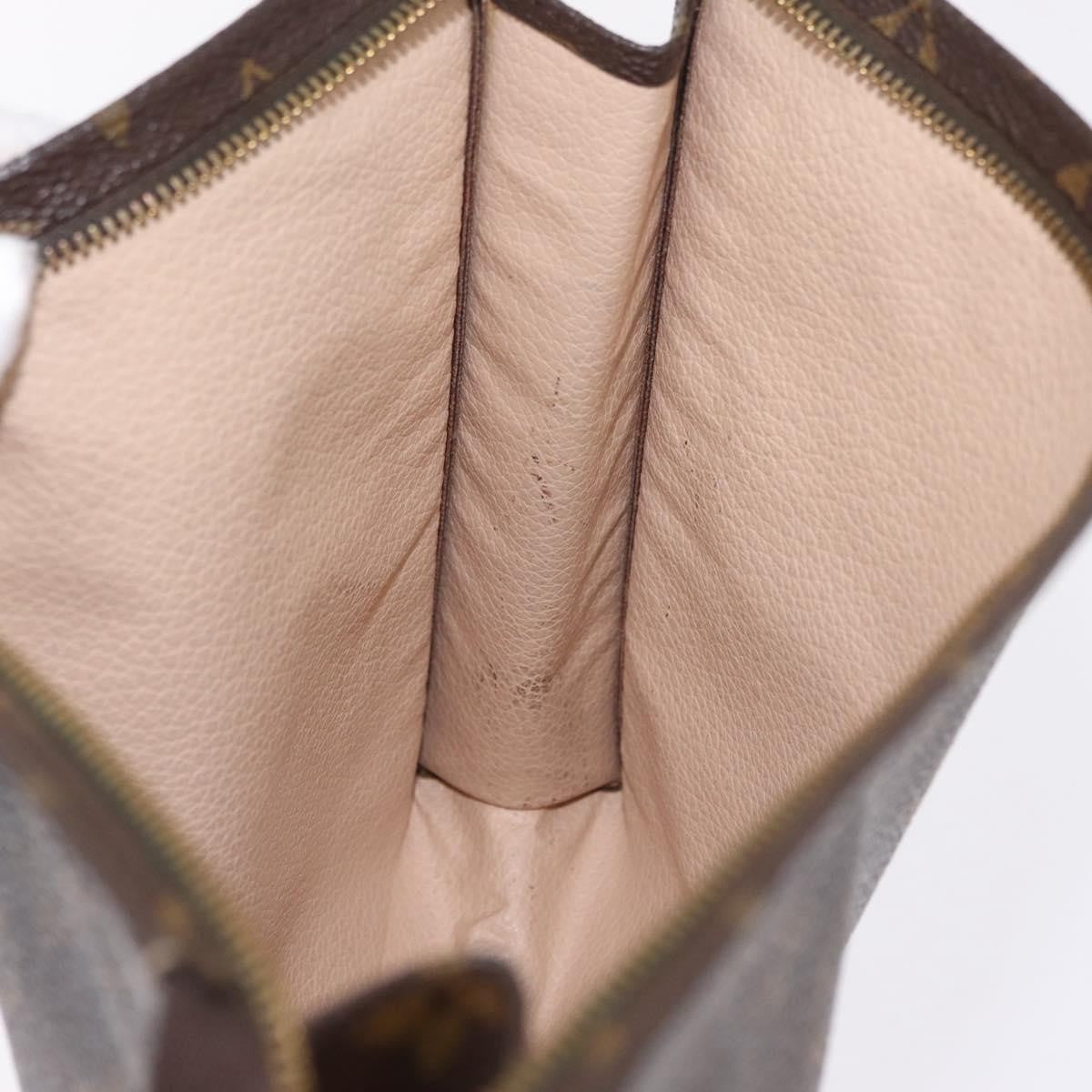 Louis Vuitton Toiletry Pouch Monogram Canvas, Brown, Canvas, Clutch