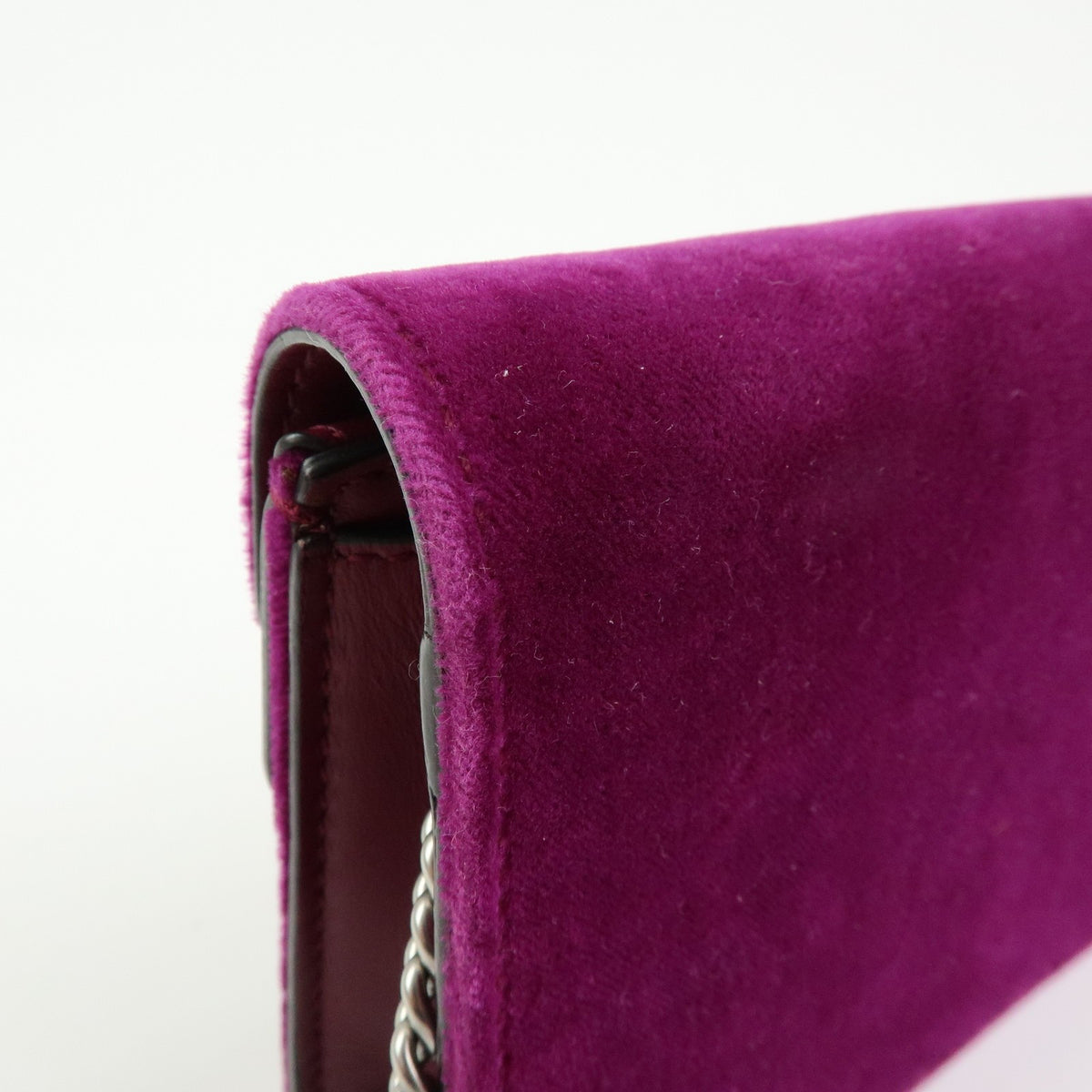 Gucci Dionysus Velvet, Purple, Velvet, Handbag