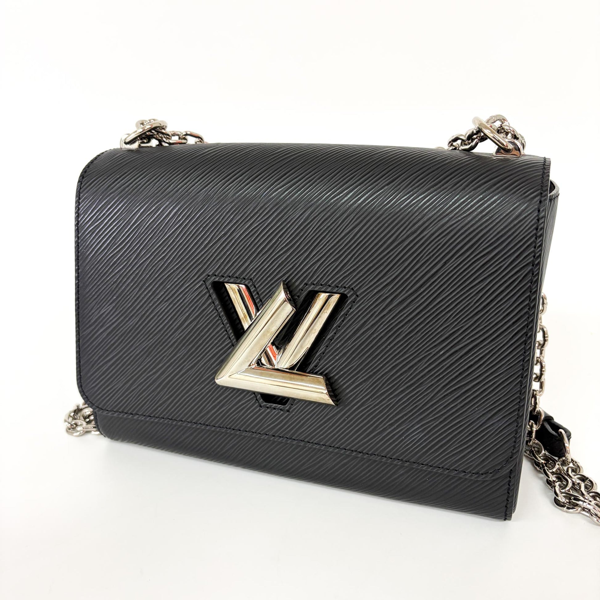 Louis Vuitton Twist Epi Leather, Black, Leather, Handbag
