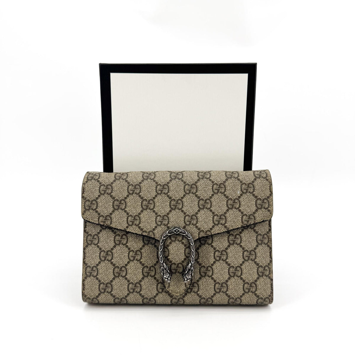 Gucci Dionysus Chain GG Coated Canvas, Brown, Canvas, Crossbody Bag