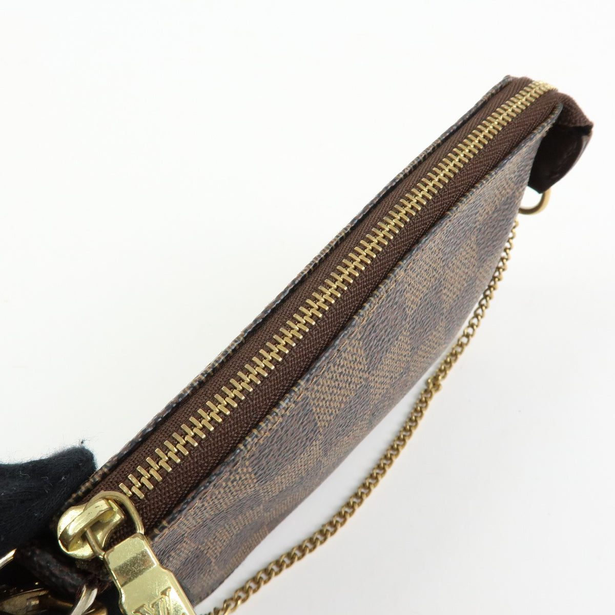 Louis Vuitton Pochette Accessoires Damier, Brown, Canvas, Clutch