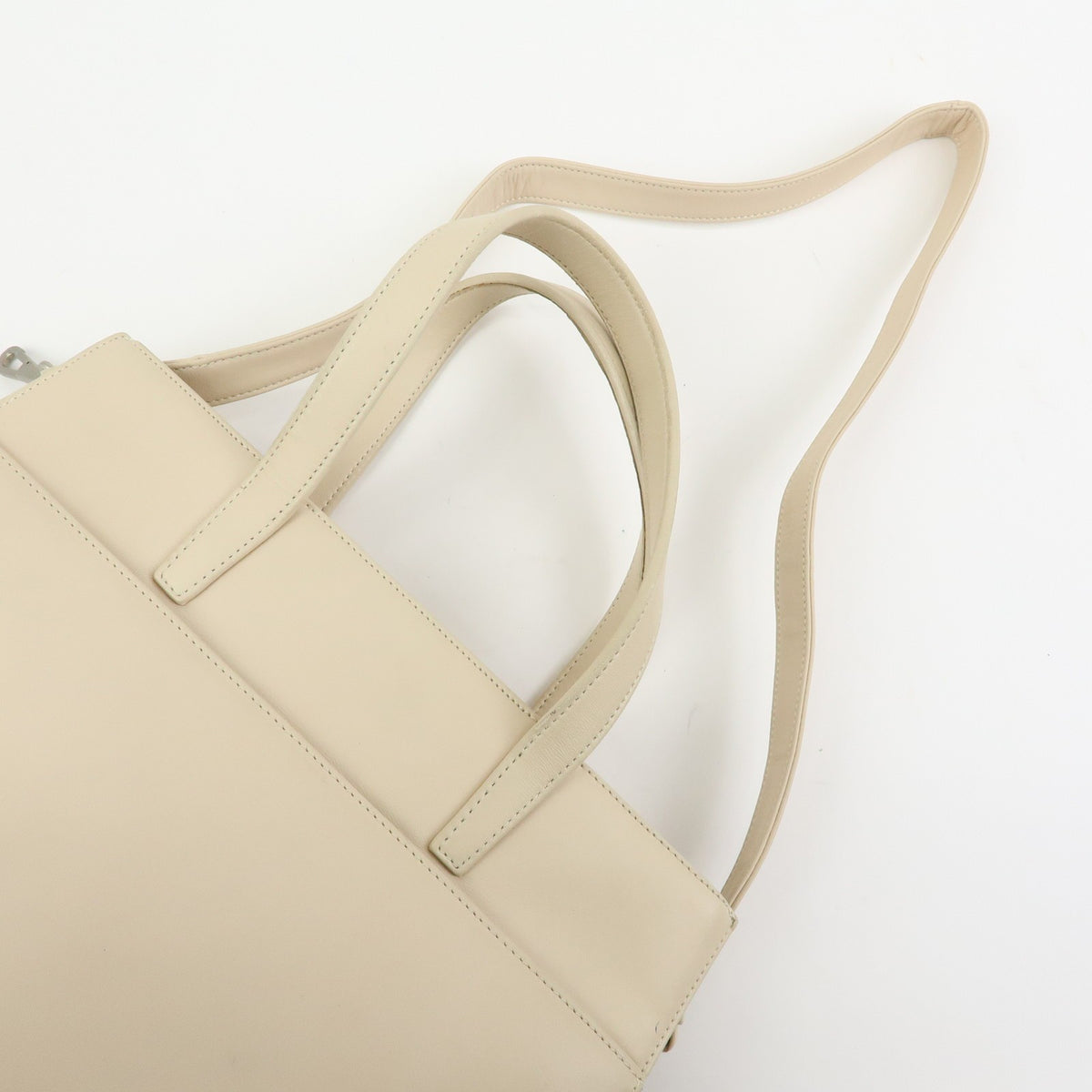 Loewe Anagram Leather, Beige, Leather, Tote Bag