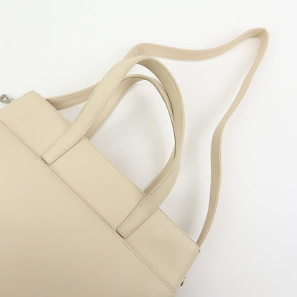 Loewe Anagram Leather, Beige, Leather, Tote Bag