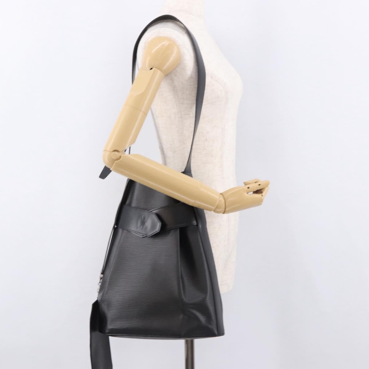 Louis Vuitton Vintage Sac d'Epaule Epi Leather, Black, Leather, Shoulder Bag