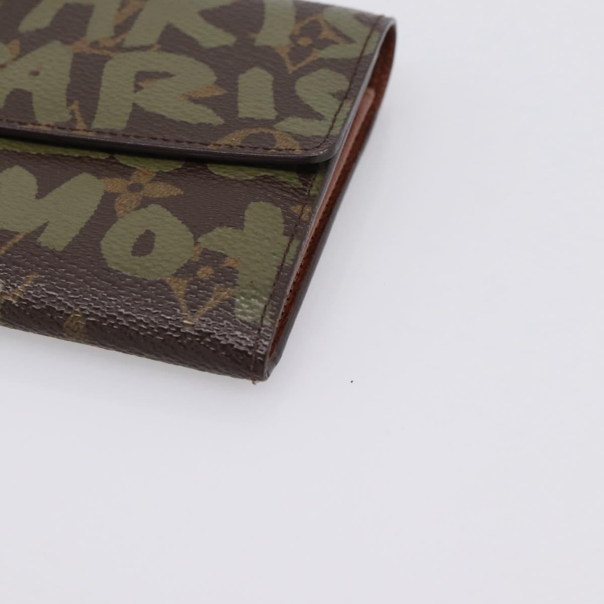 Louis Vuitton Sarah Limited Edition Monogram Graffiti, Khaki, Canvas, Wallet