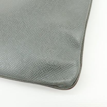 Louis Vuitton Sasha Taiga Leather, Gray, Leather, Handbag