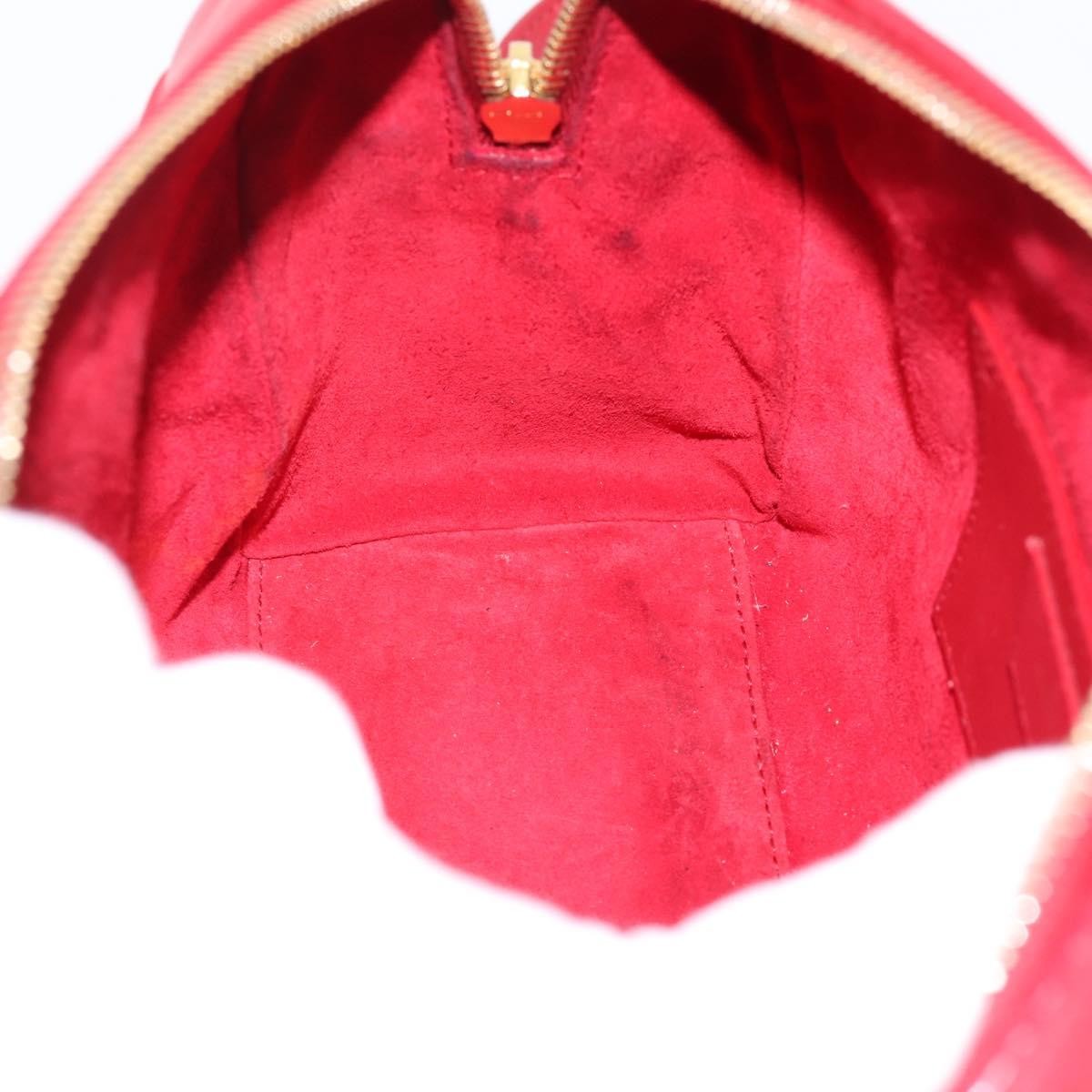 Saint Laurent Classic Baby Duffle Leather, Red, Leather, Handbag