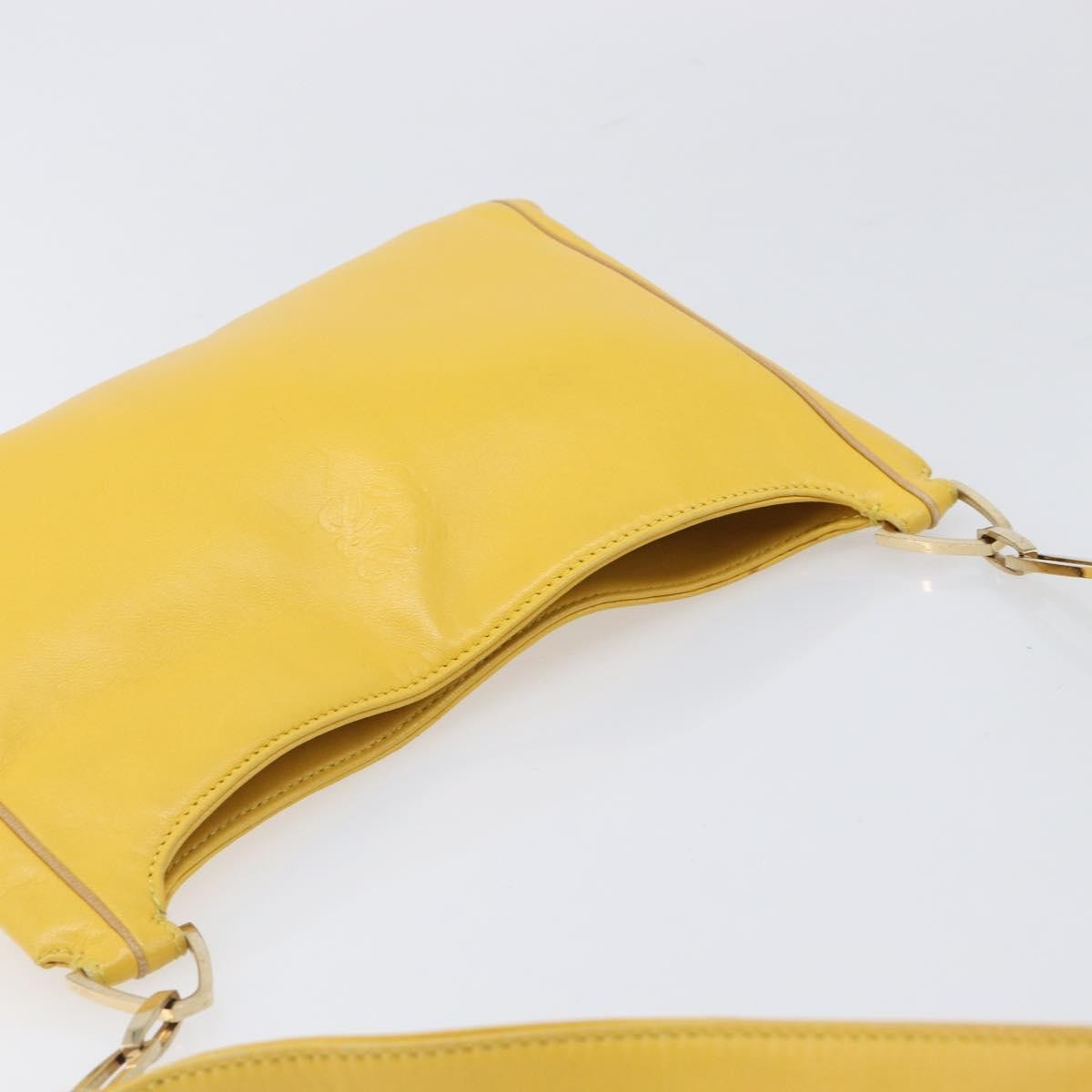 Loewe Shoulder bag Leather, Yellow, Leather, Shoulder Bag