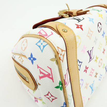 Louis Vuitton Priscilla Monogram Multicolor, White, Canvas, Handbag