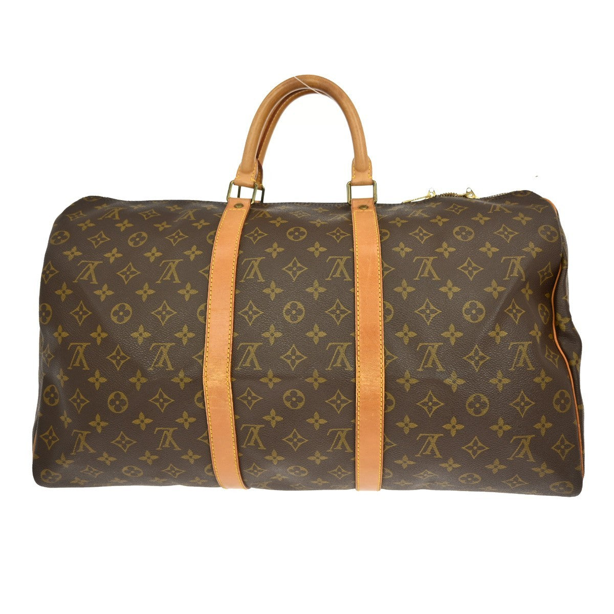 Louis Vuitton Keepall Monogram Canvas, Brown, Canvas, Travel Bag