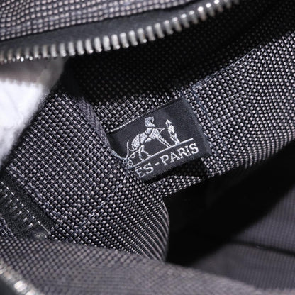 Hermes Herline Canvas, Gray, Canvas, Backpack