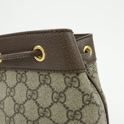 Gucci Ophidia Bucket GG Coated Canvas, Beige, Canvas, Handbag