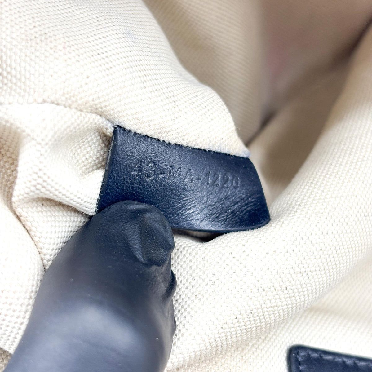 Christian Dior Travel Kit Oblique Canvas, Navy, Canvas, Toiletry Case